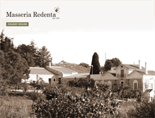 Tablet Screenshot of masseriaredenta.it